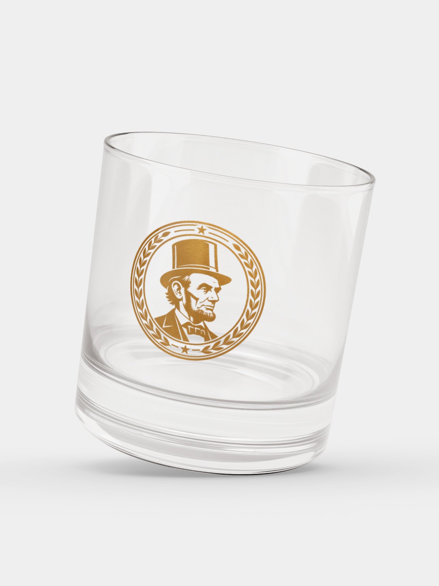 Abraham Lincoln Rocks Glass product image (5)