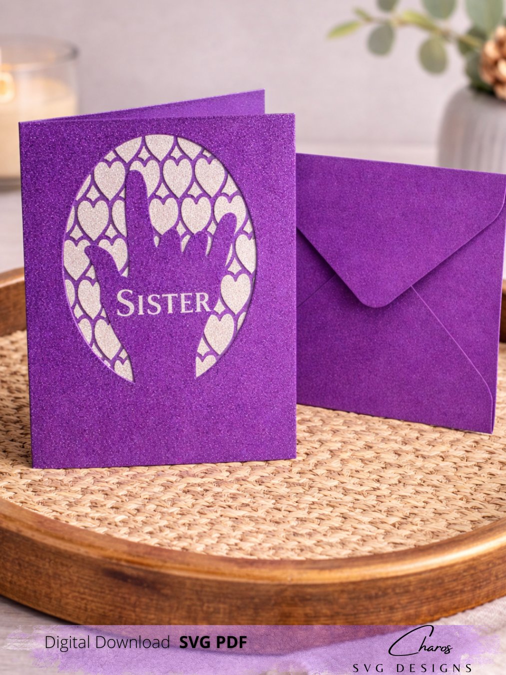 I Love You in ASL Mega Greeting Card Bundle SVG with Bonus Envelope Template product image (6)