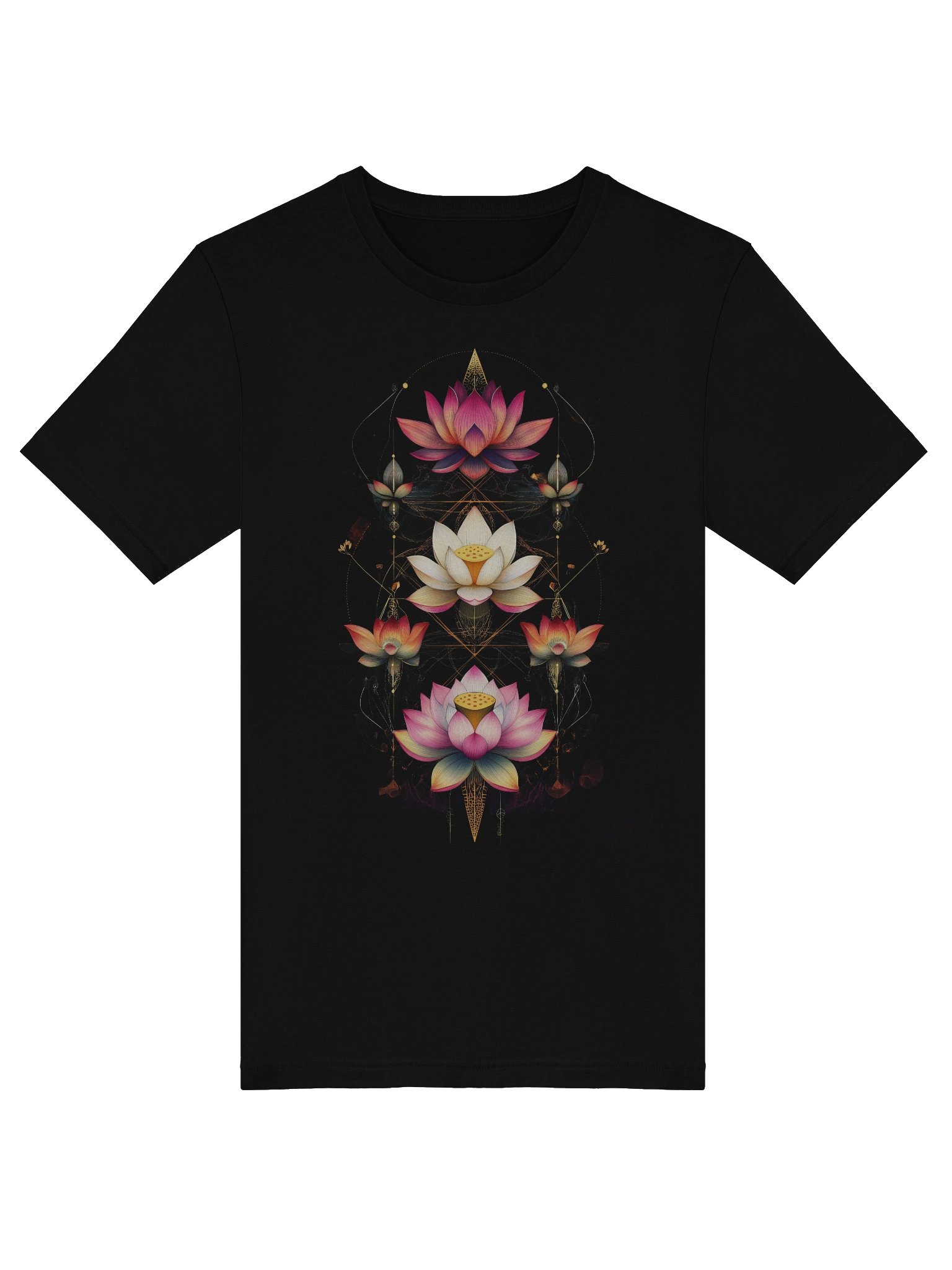 Flowers Chakra Yoga Floral Sacred Geometry Lotus T-Shirt 4 product image (41)