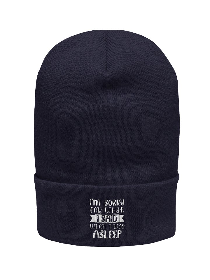 Sleep Talker Cuffed Beanie product image (7)