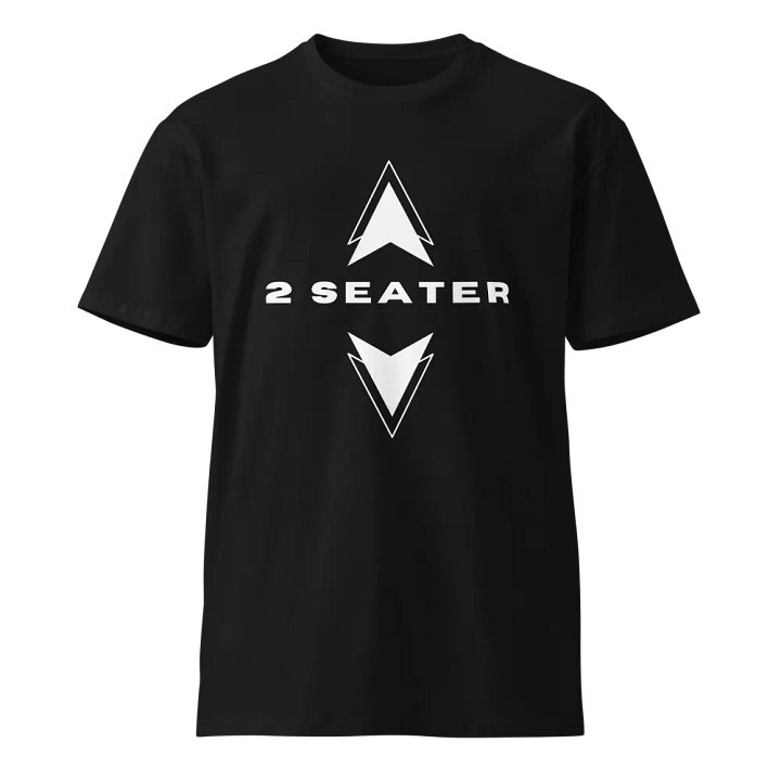 "2 Seater T-Shirt - Funny Double Meaning Graphic Tee for Car Lovers and Jokesters" product image (1)