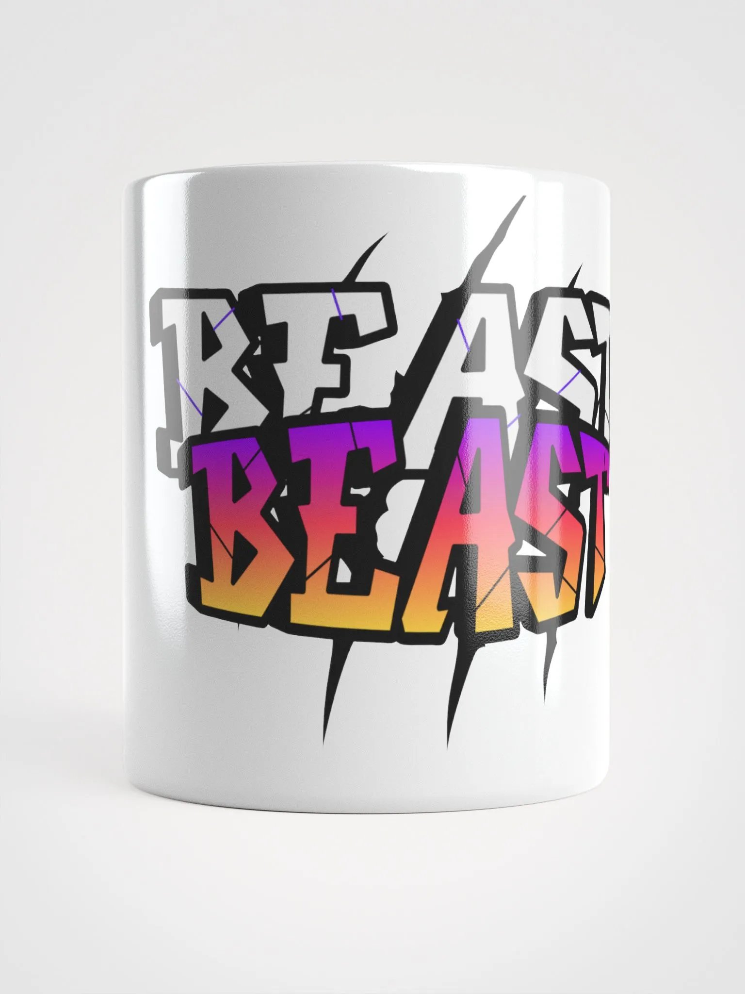 Bold BEAST Repeat - White Glossy Mug product image (18)