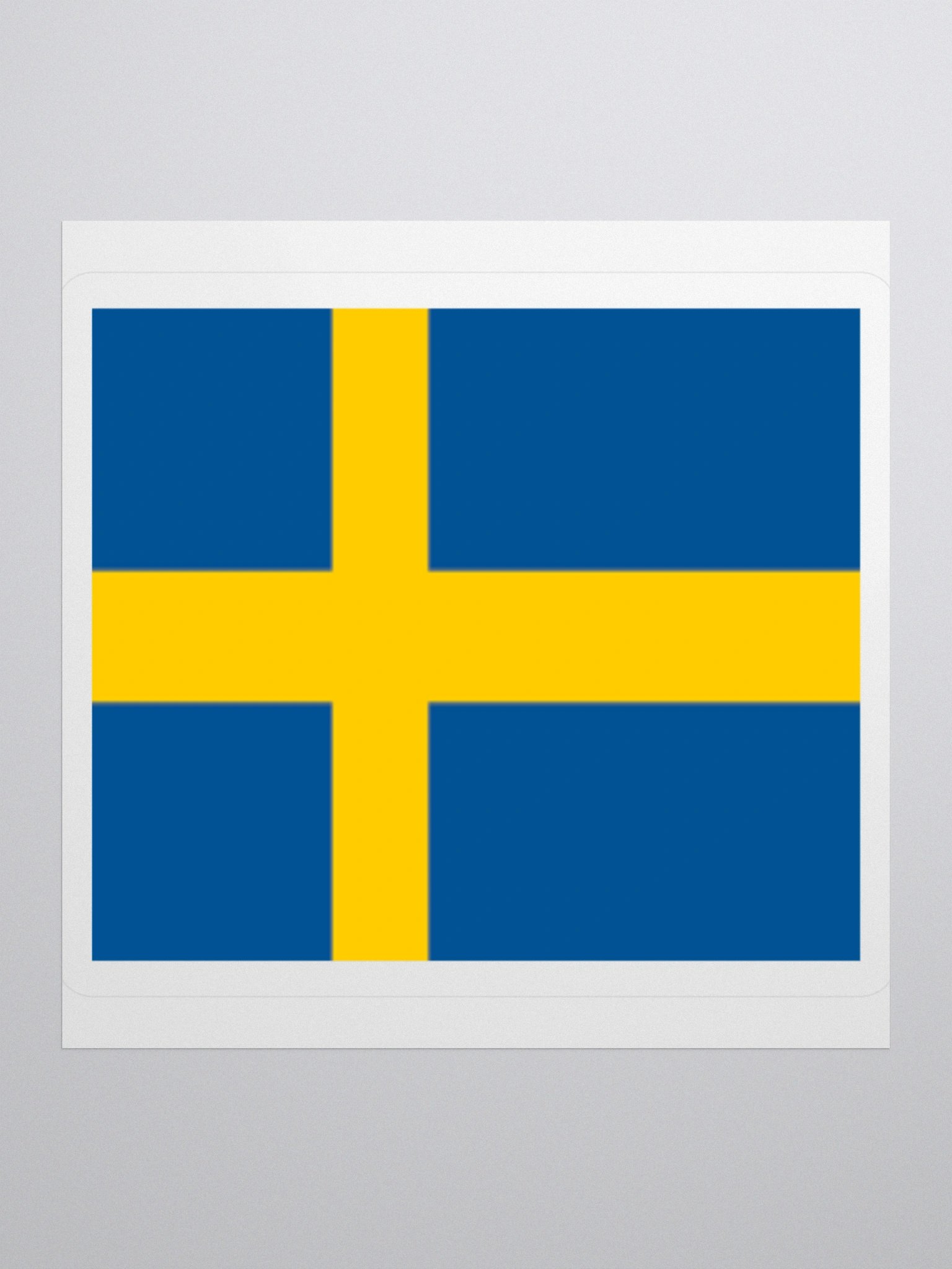 Exclusive Sweden Flag Kiss-Cut Stickers - High-Quality Vinyl, Multiple Sizes product image (2)