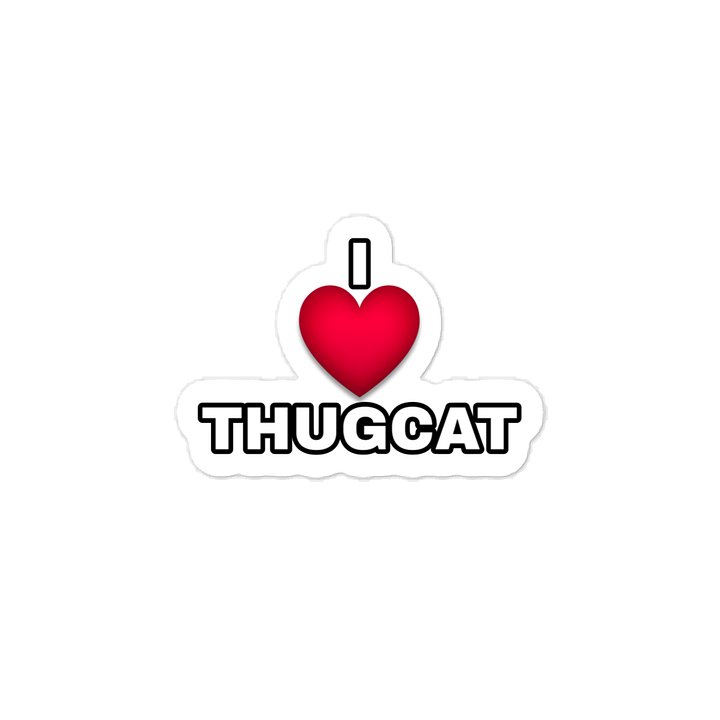 Kitty Love Sticker (Set of 1) product image (1)
