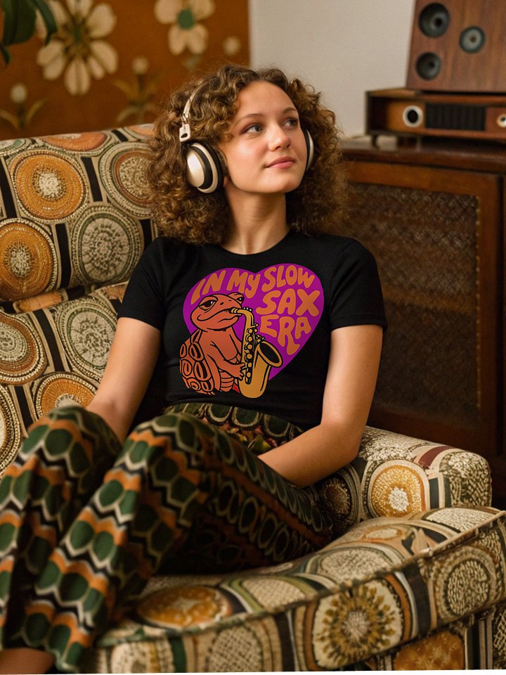 Saxophone Turtle Slow Sax Era T-Shirt product image (1)