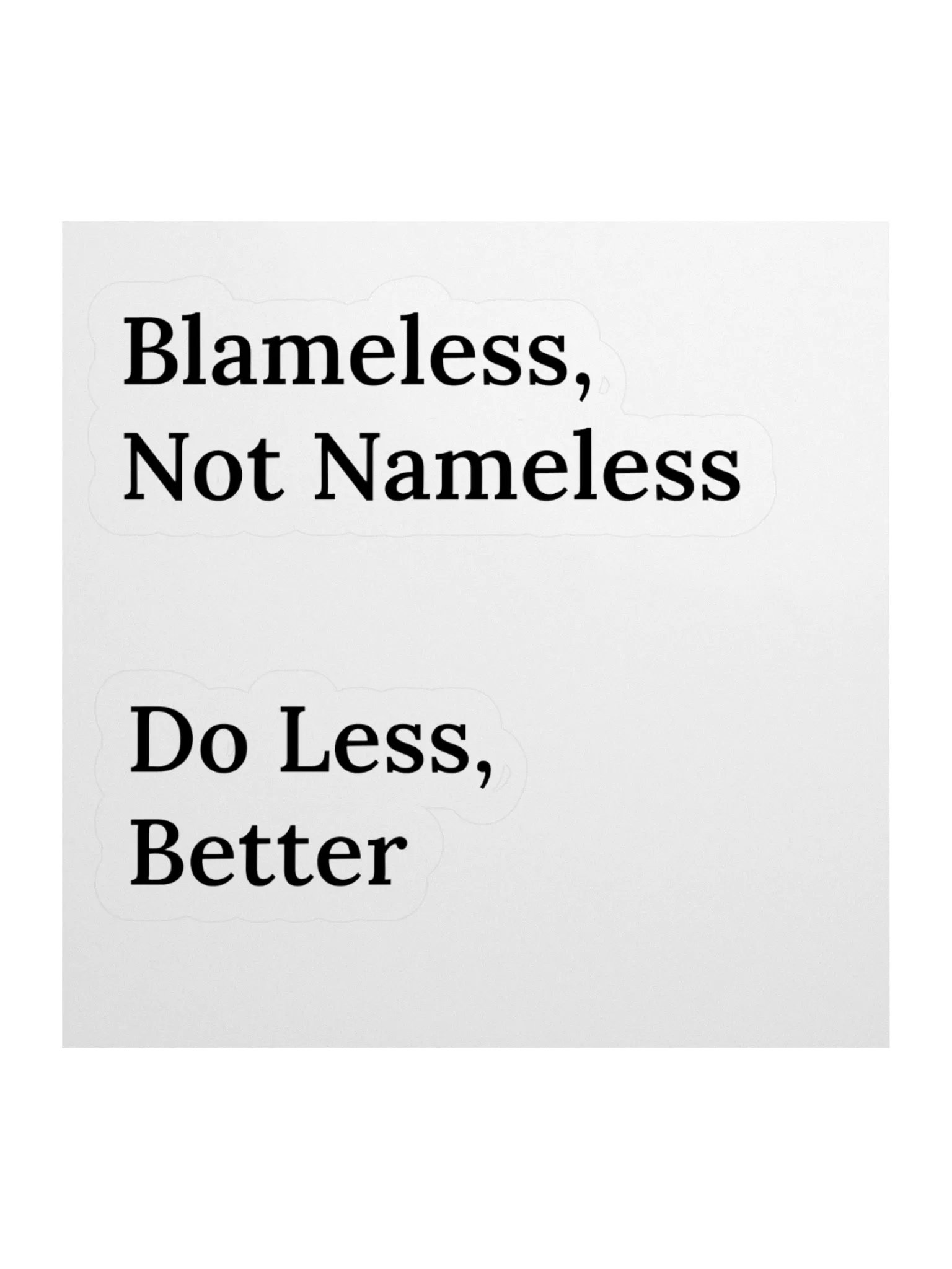 Blameless/Do Less combo product image (1)