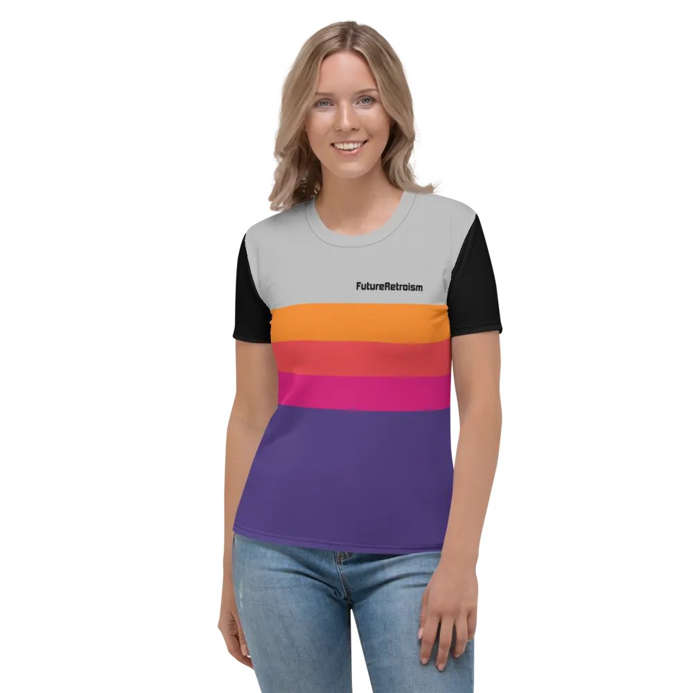 FR AOP Women's Crew Neck T-Shirt product image (1)