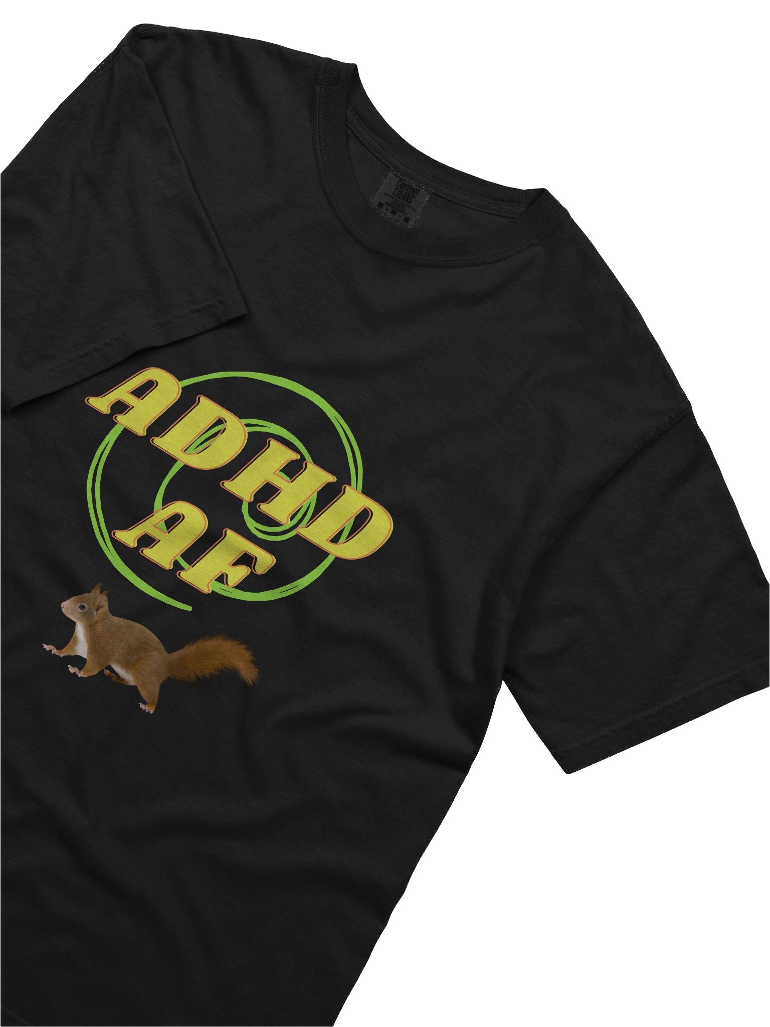 ADHD AF Green Swirl T-Shirt product image (10)