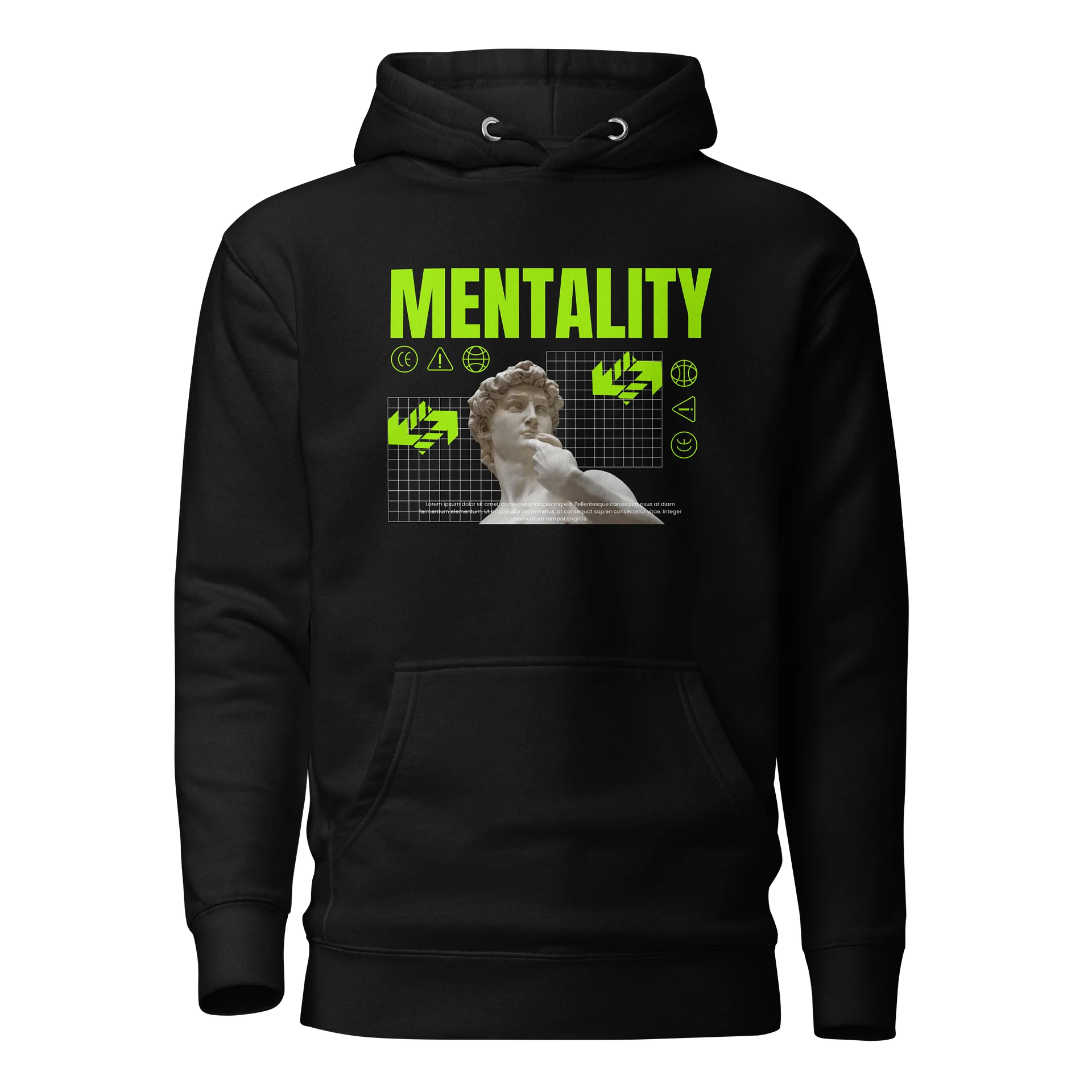 Mentality Vaporwave Statue Hoodie product image (1)