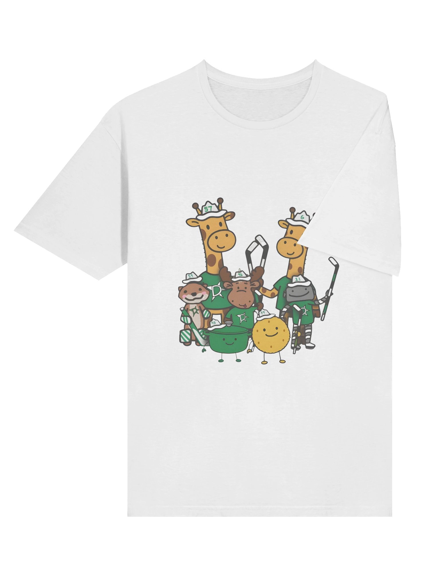 Dallas Stars Cartoon Group Illustration Shirt product image (5)