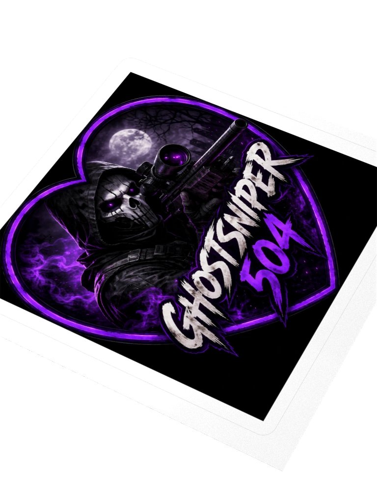 ghostsniper heart sticker product image (3)