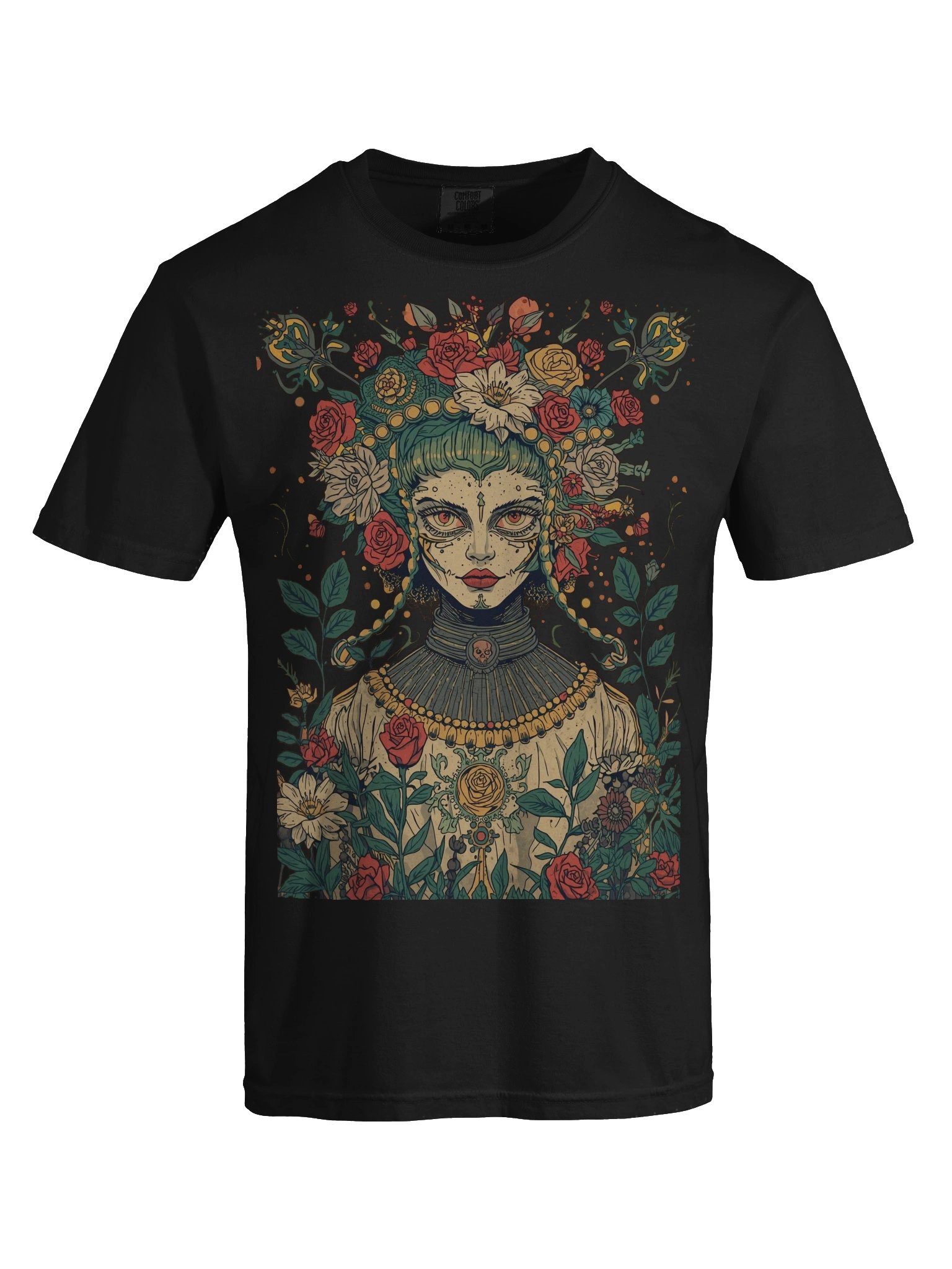 Floral Crown Portrait Heavyweight Tee product image (2)