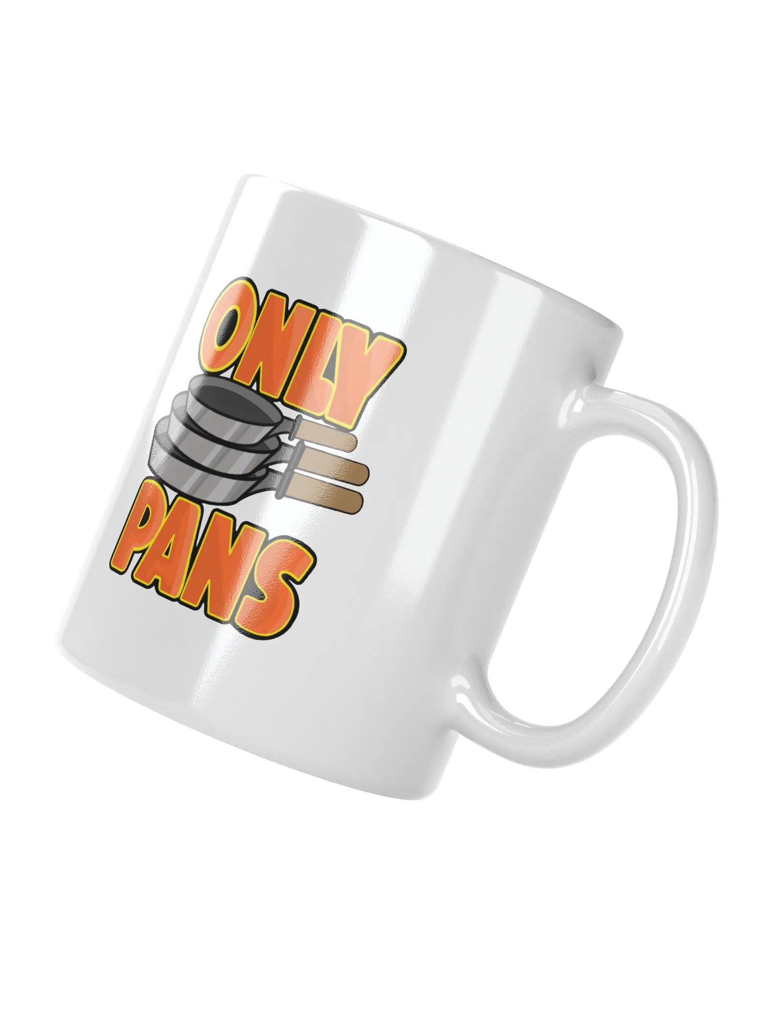 Only Pans/Chef Rob White Glossy Mug product image (6)