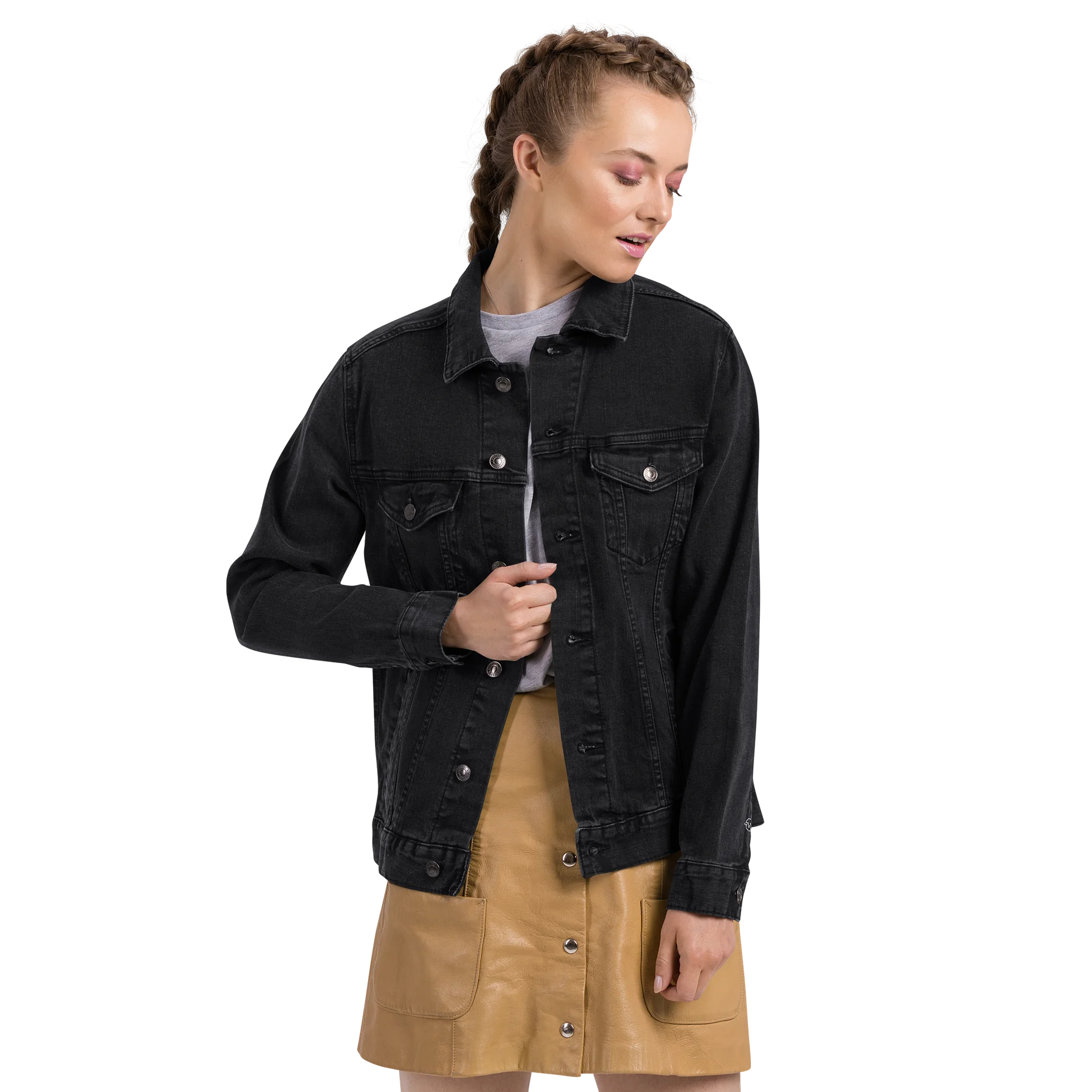 WOMEN DEMIN JACKET NAVY BLUE product image (1)