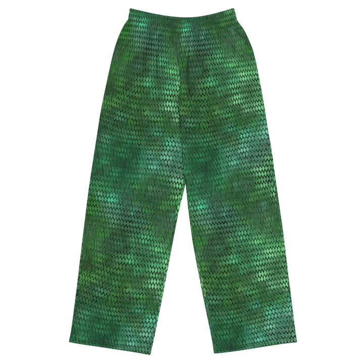 Green Dragon Scales Wideleg Pants product image (2)
