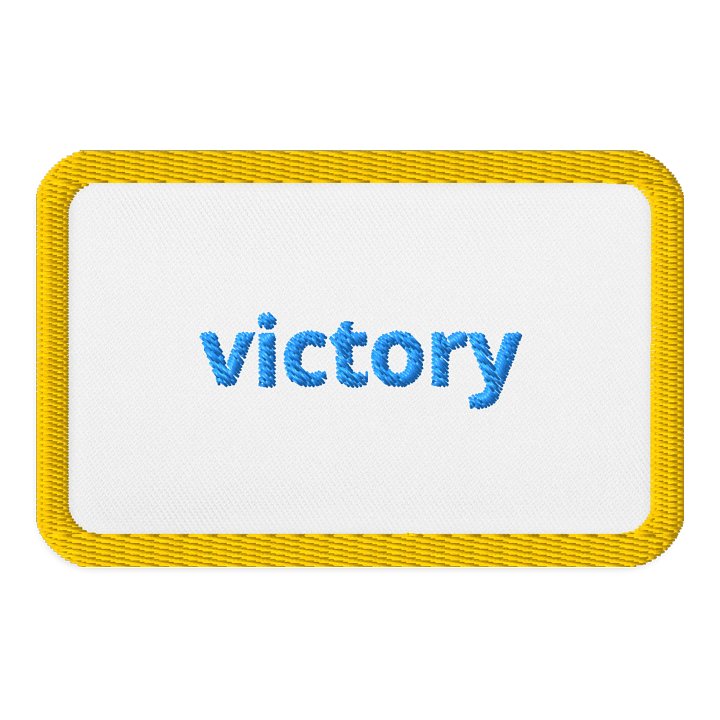Victory Bliss Embroidered Patch product image (1)