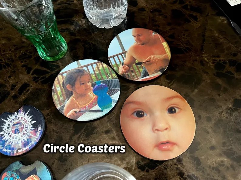 Custom Coaster Car and Circle product image (3)
