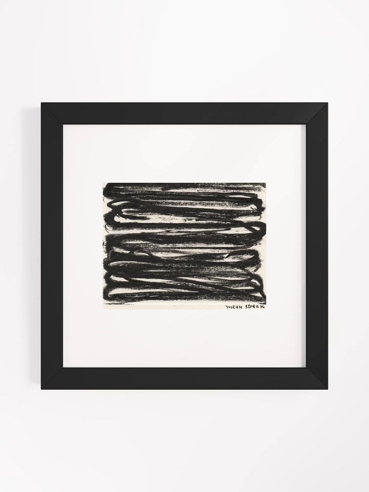 mean streak Panel Card Print Framed product image (1)
