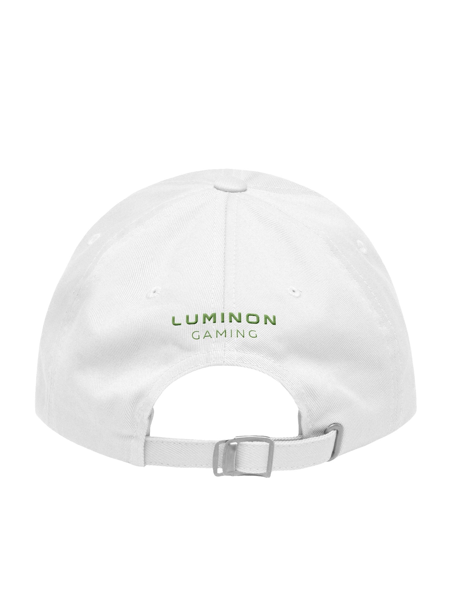 Luminon Embroidered Dad Hat - White/Green product image (2)