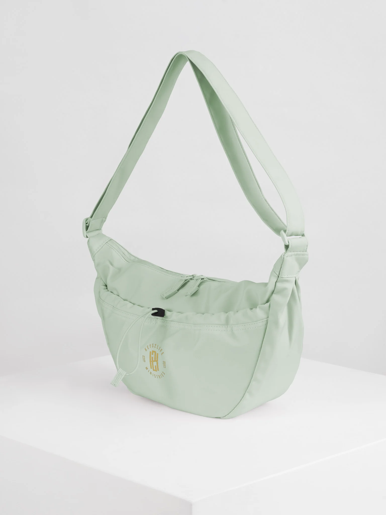 KeysLife Ministries Gold Emblem Crossbody Bag product image (8)
