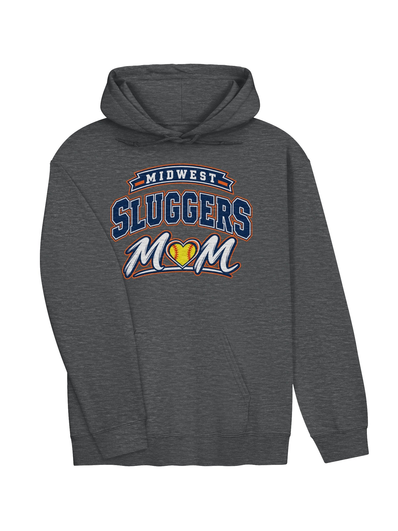 Sluggers Mom Collegiate Style Unisex Hoodie product image (19)