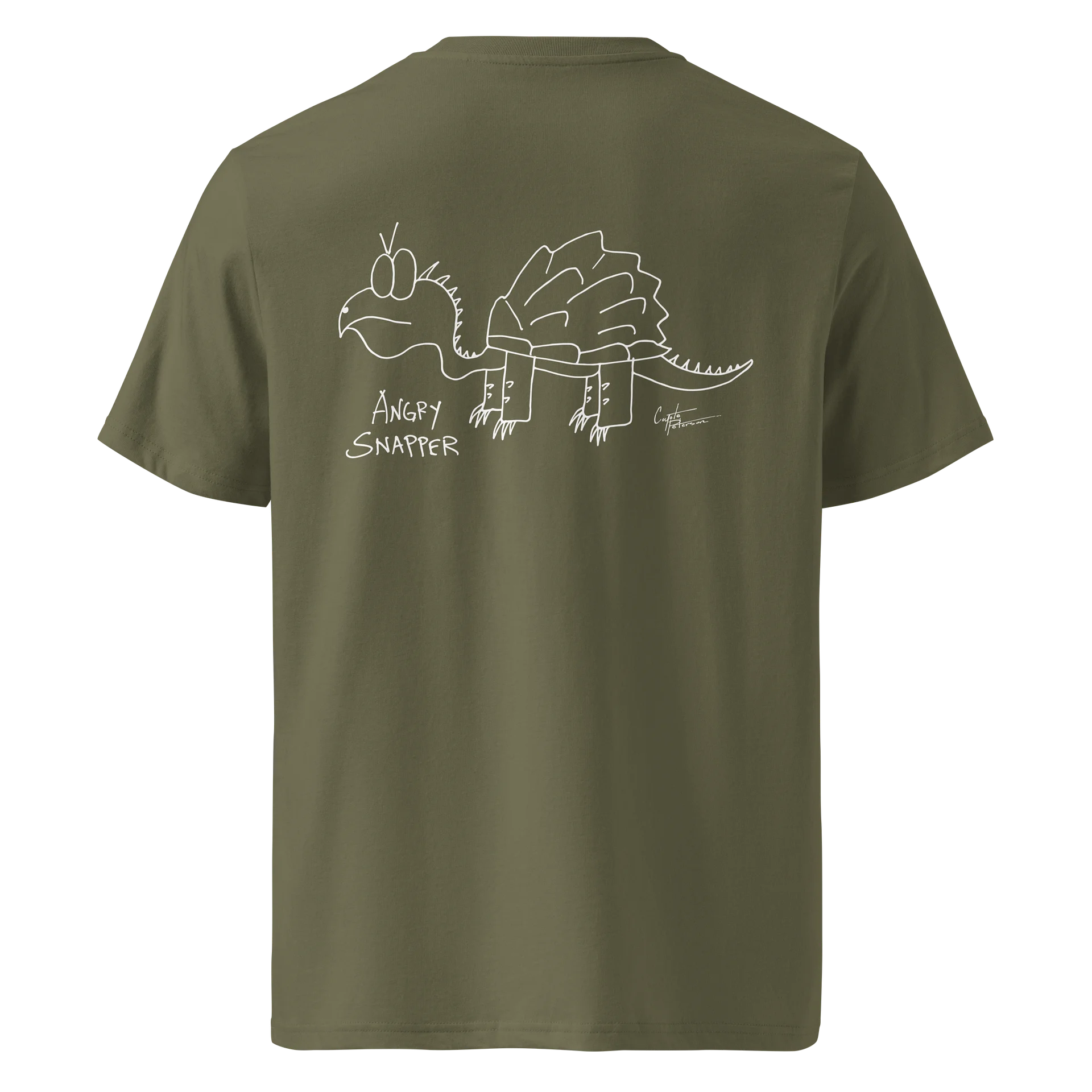 Coyote's Sketchbook - Snapping Turtle - Organic Unisex T-Shirt product image (1)
