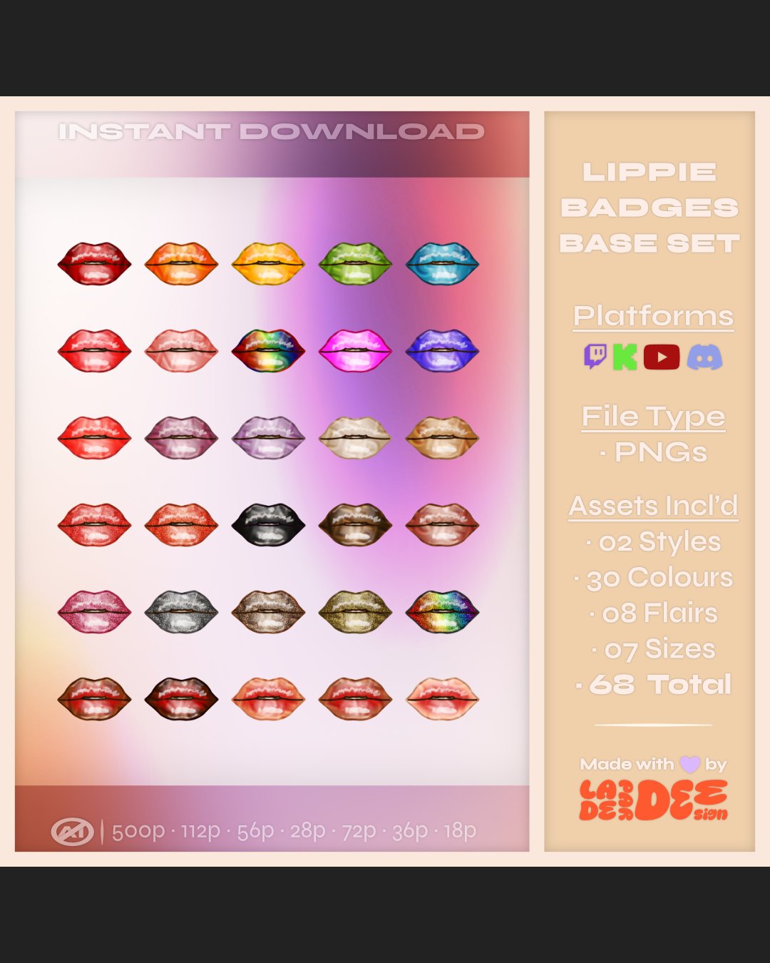 Lippie Badges [Base Set] product image (3)