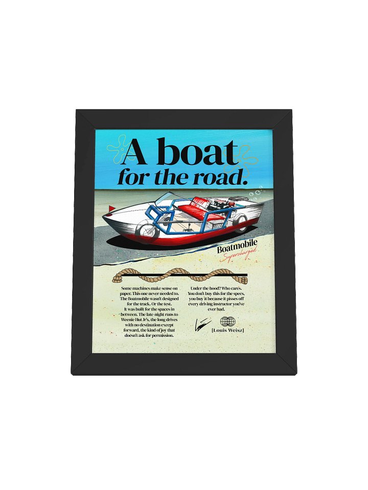 "A Boat for the Road" Framed Poster product image (1)