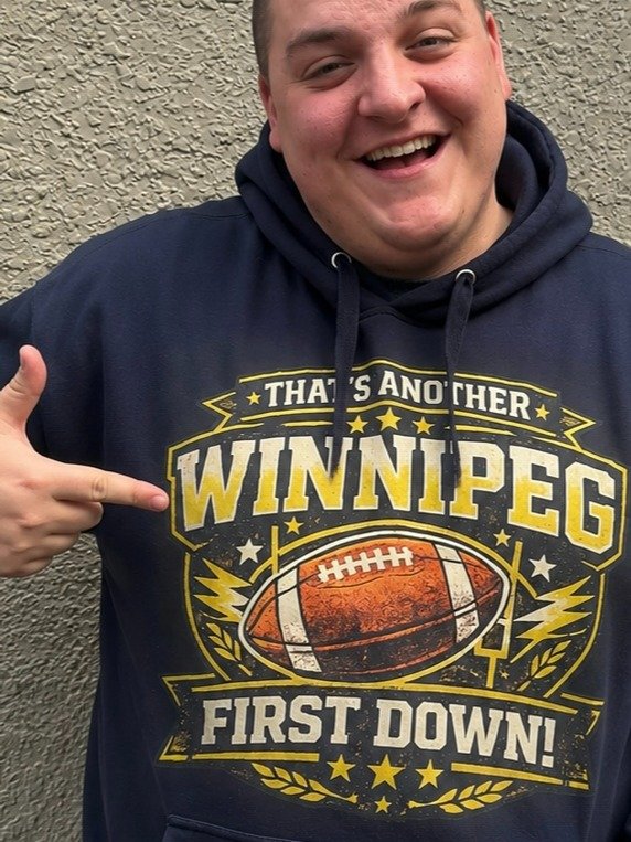 That's Another Winnipeg First Down! — Game Day Hoodie product image (1)