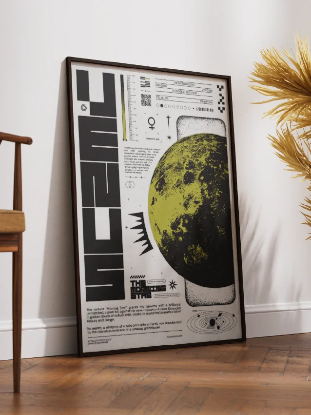 Dominion : Venus — Bold Brutalist Digital Print for Modern Interior product image (3)