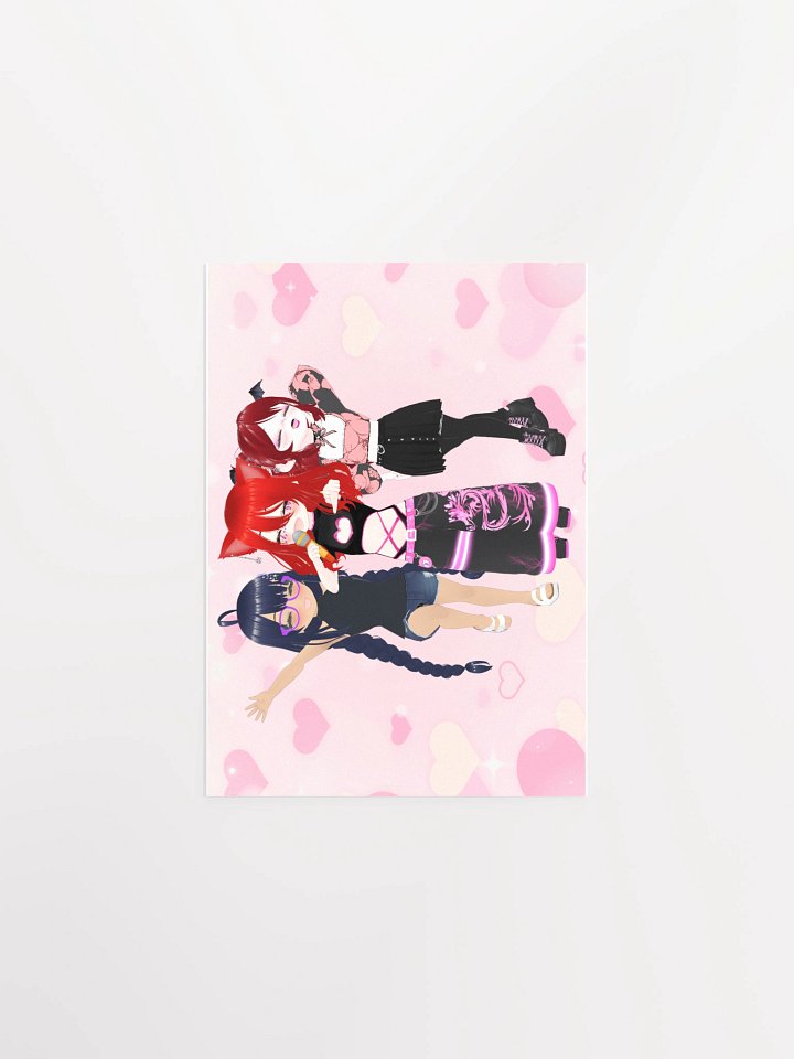 Chibi Party Time Wall Print product image (1)