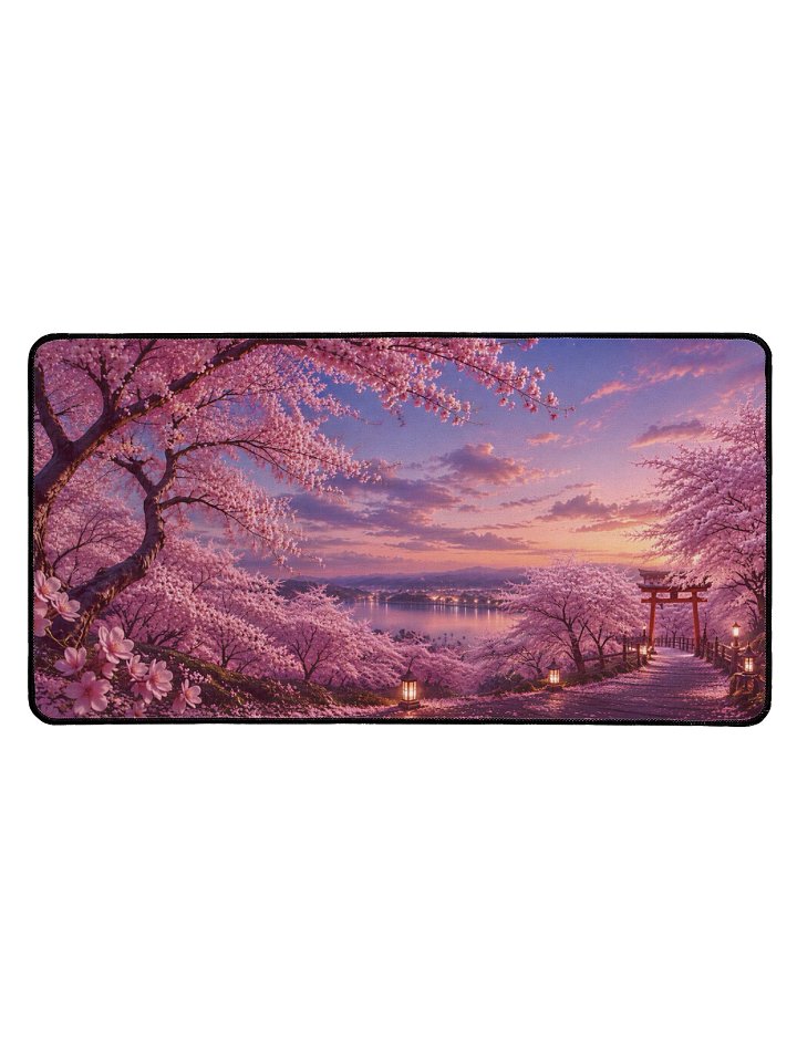 Cherry Blossoms Desk Mat product image (1)