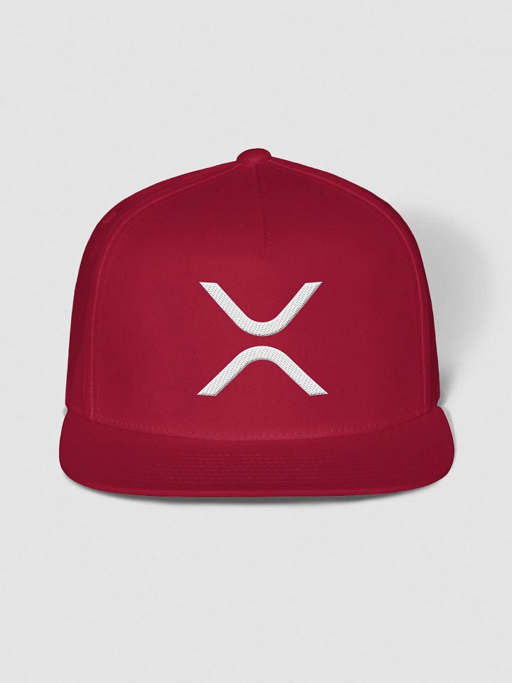 White XRP Logo Snapback product image (1)