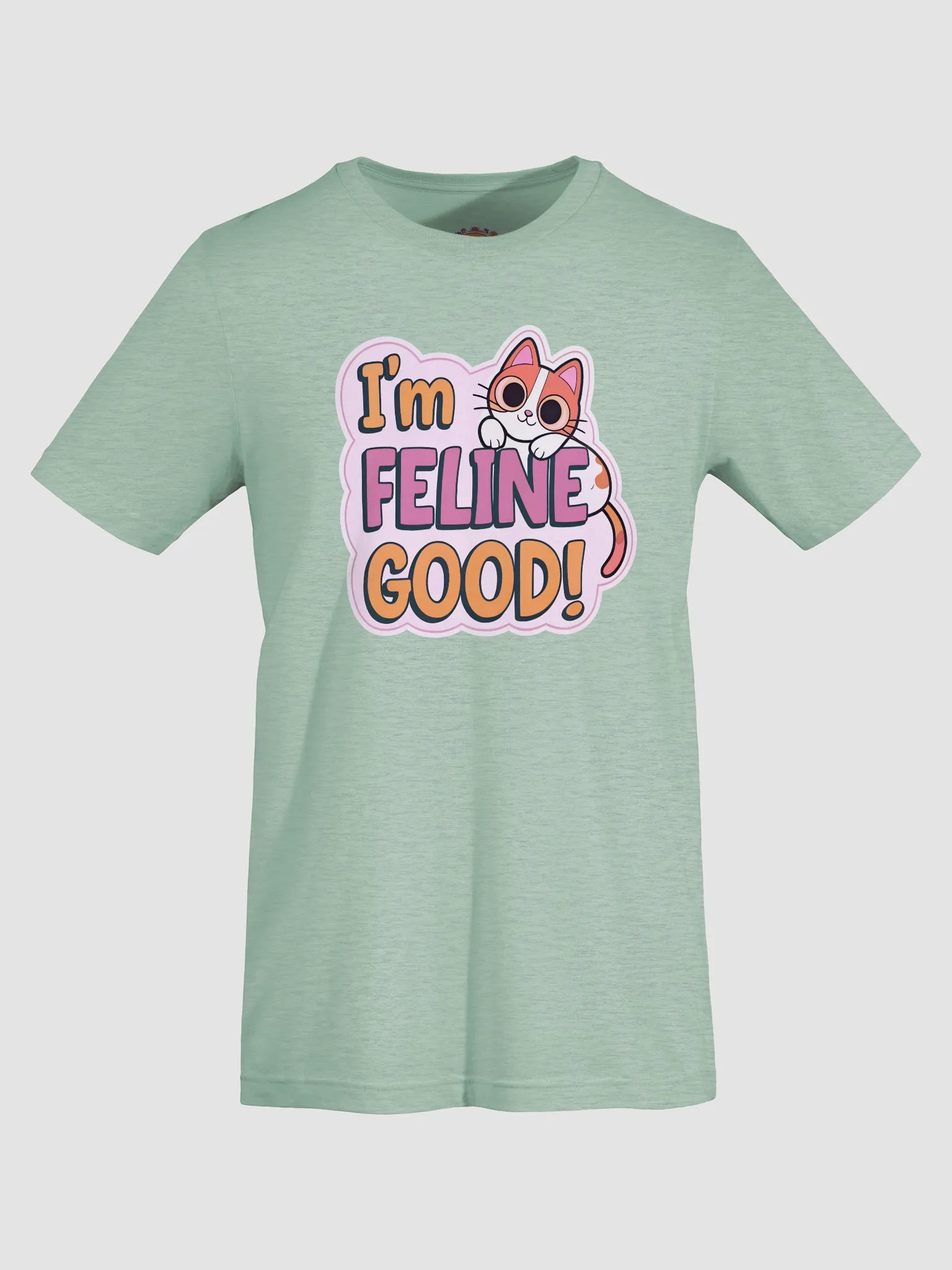 Feline Good Cartoon Cat T-Shirt product image (4)