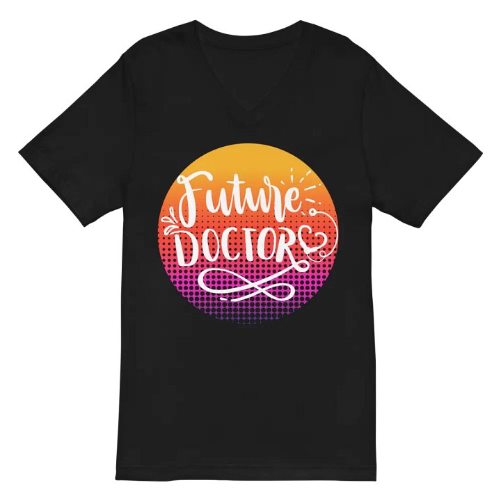 Future Doctor Playful V-Neck Tee product image (3)