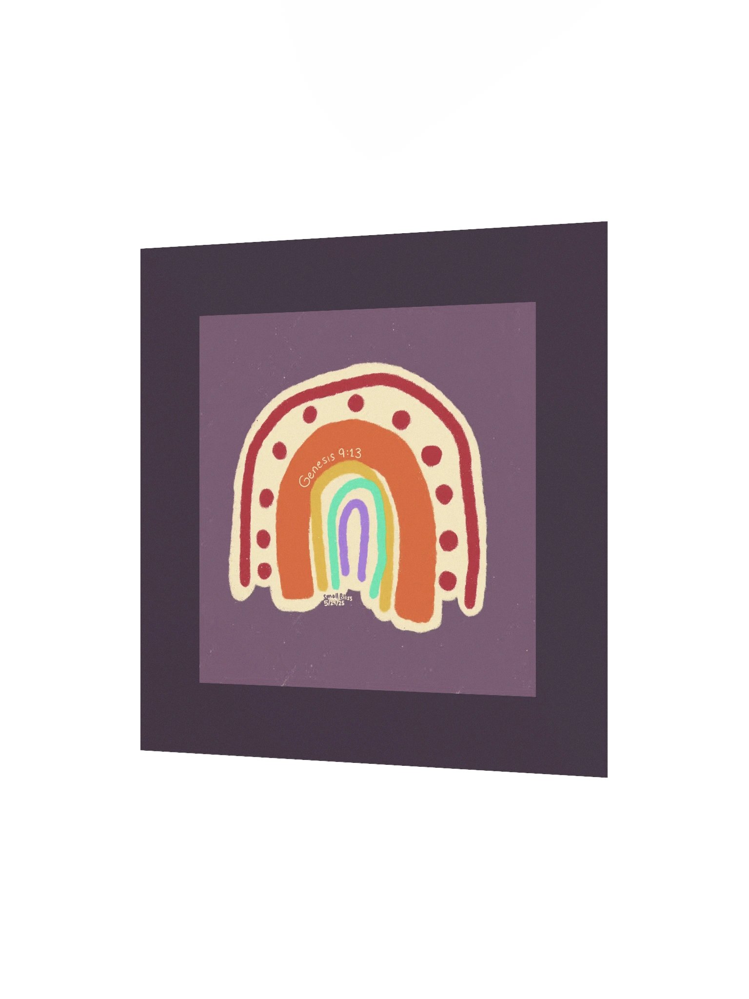 Doodley Boho Rainbow Poster product image (2)