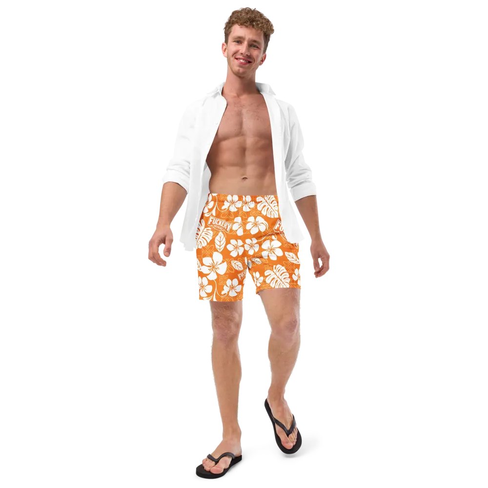 Fuckery Offroad Mens Hawaiian Shorts - Orange product image (12)