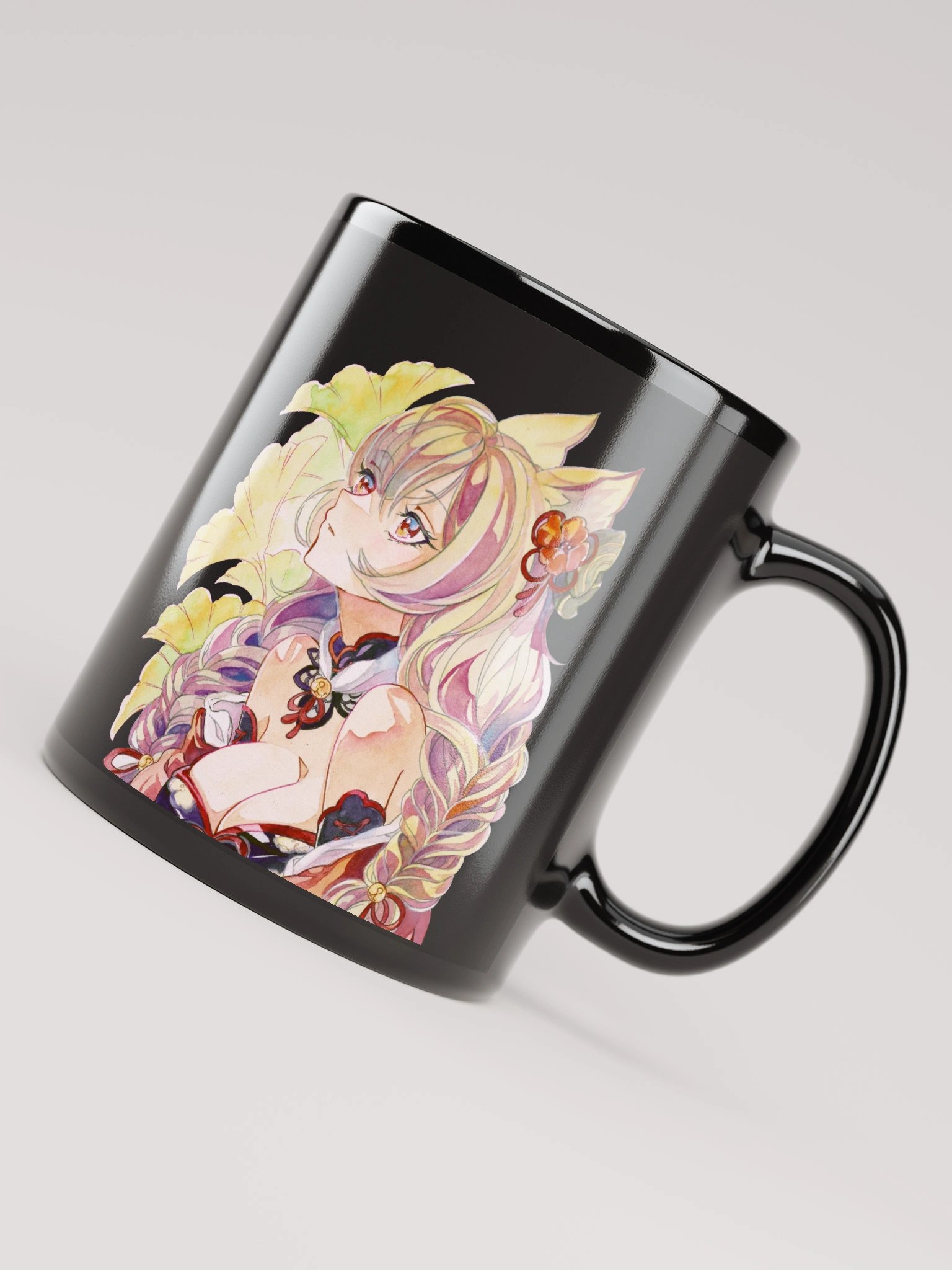 Maple Black Glossy Mug product image (7)