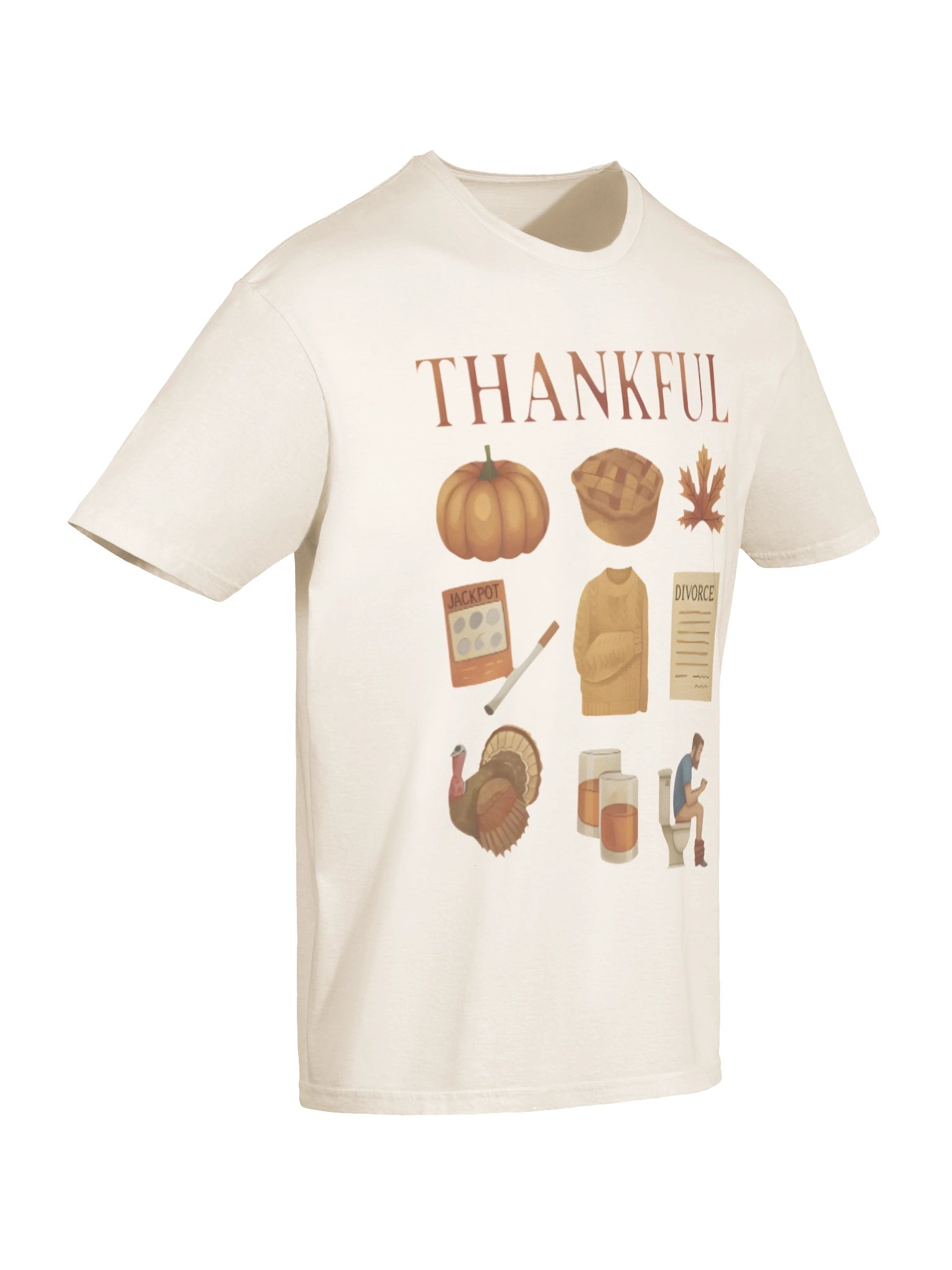 Thankful Thanksgiving Doodles Shirt product image (7)
