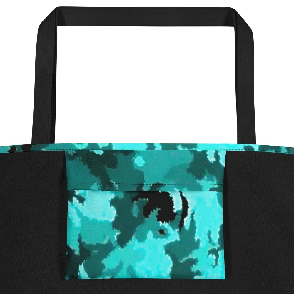 Turquoise Camo Chic Tote Bag product image (2)