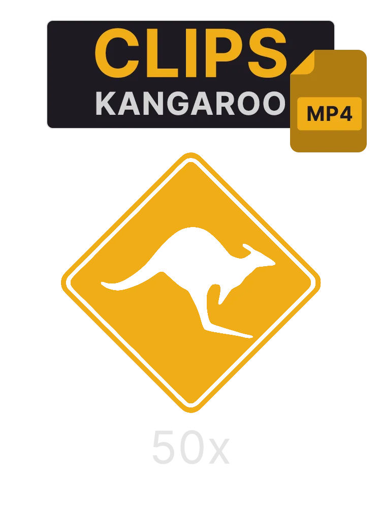 Clips: Kangaroo (50x) product image (1)