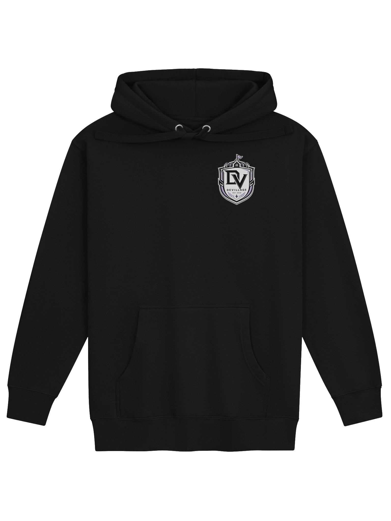 DeVILLAGE HOODIE WHT CREST product image (2)