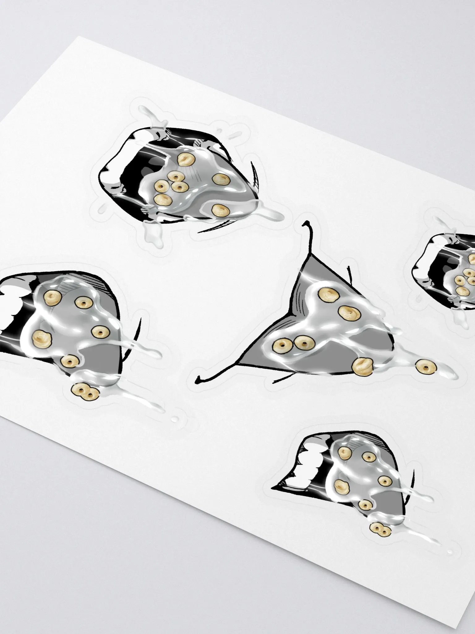 Milk Cereal Mouths Stickers product image (2)