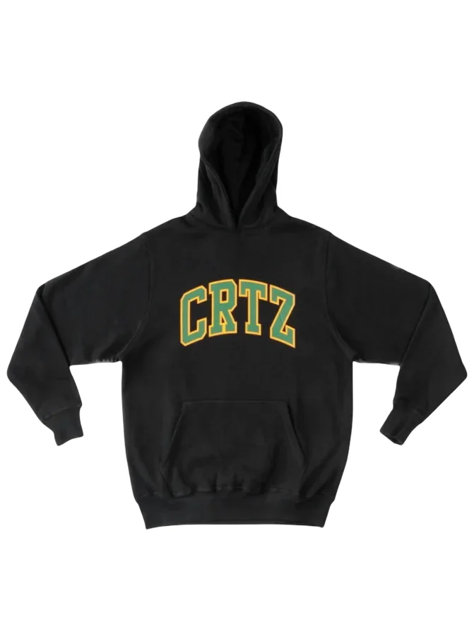 Corteiz Crtz Dropout Hoodie Black/Green product image (1)