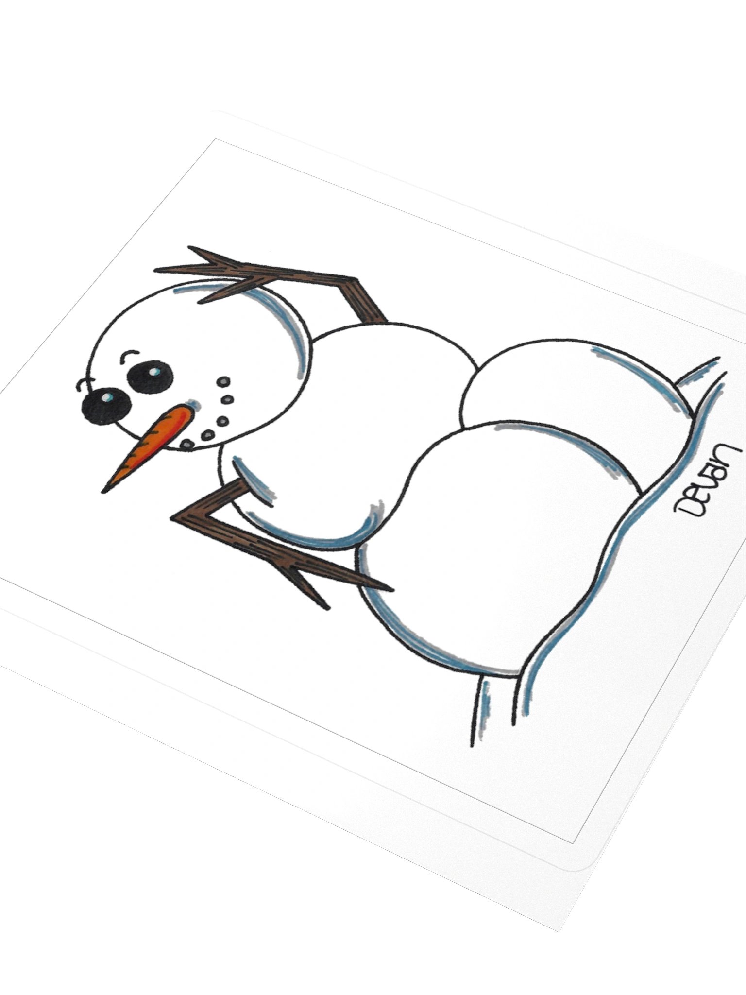 Snow Peeps: STACKED Sticker product image (3)