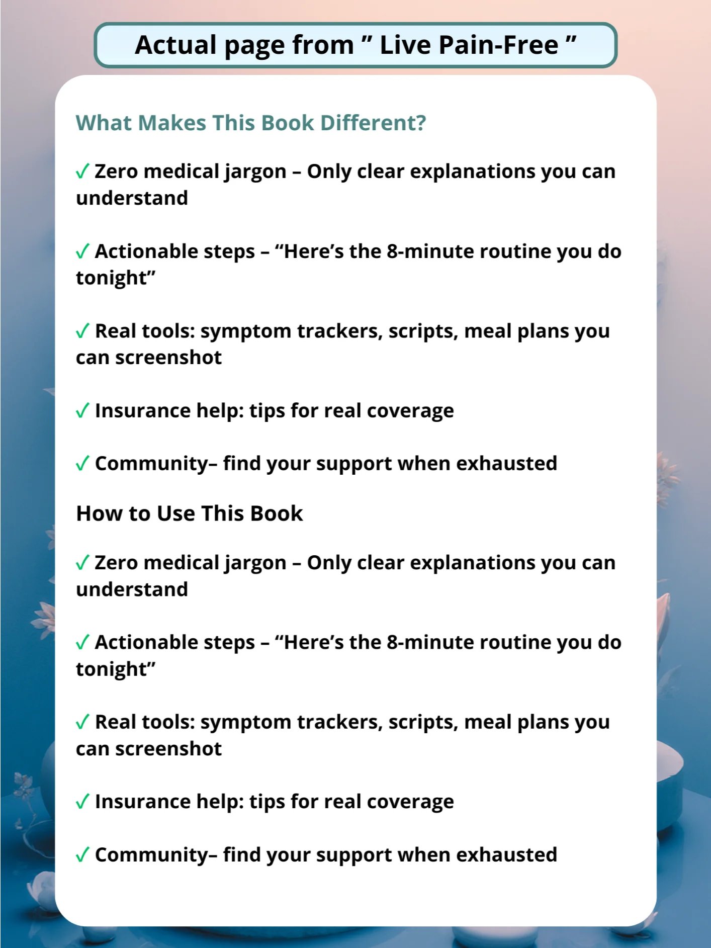 Live Pain-Free: Women’s Solution Guide product image (6)