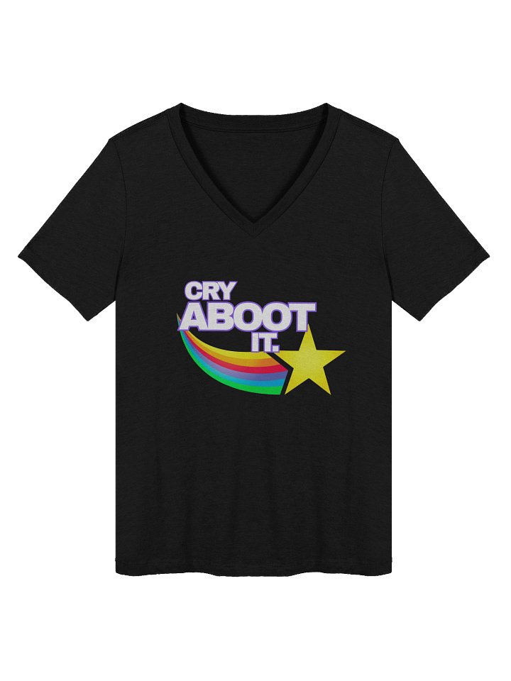 Cry Aboot It Canadian V Neck Tee product image (1)