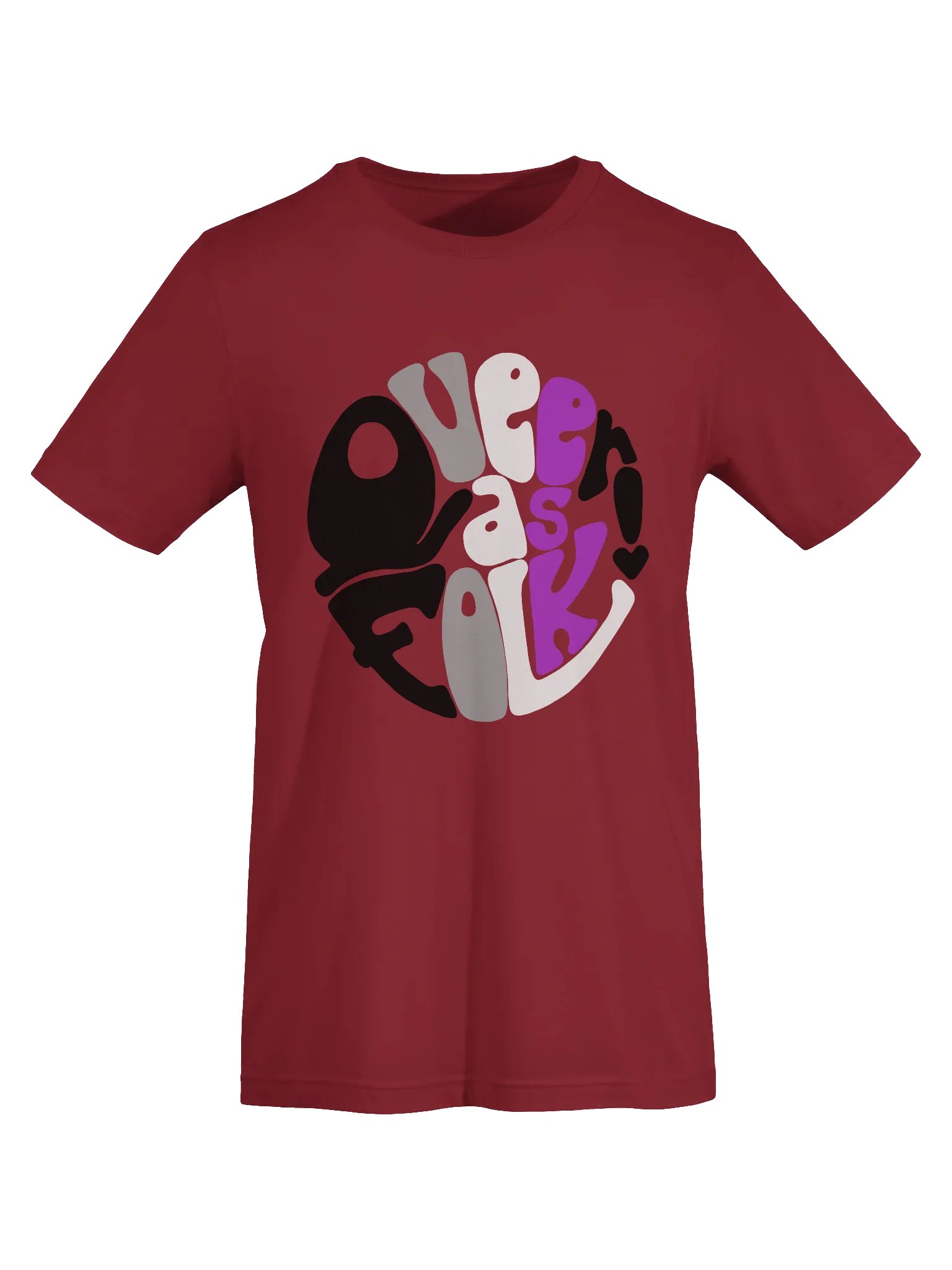 Asexual Queer as Folk big print tee product image (7)