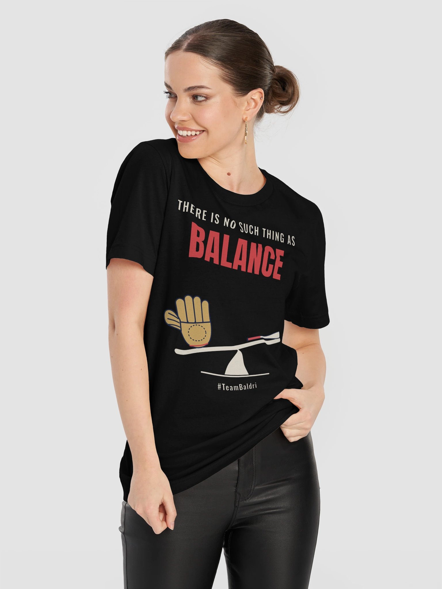 No Such Thing As Balance Tee - Black product image (11)