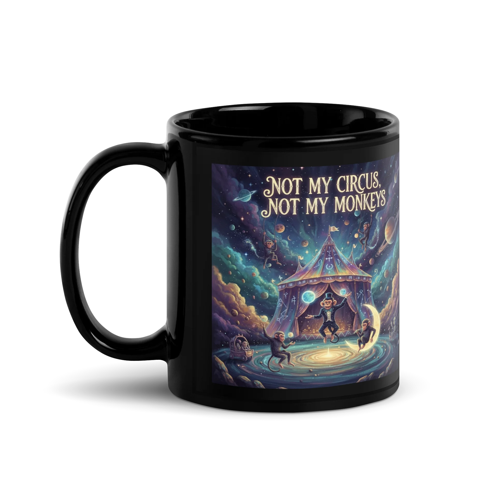 Cosmic Circus -Black Mug product image (1)